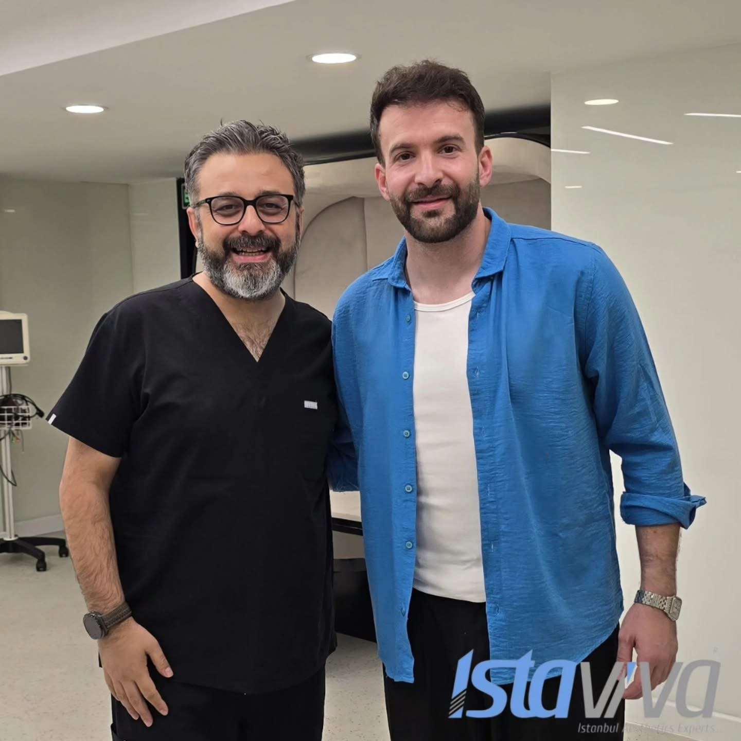 Emre Menekşe with a client